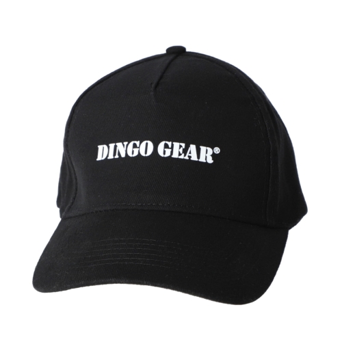 Hat with Dingo Gear print, black