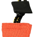 Uchwyt magnetyczny i szarpak z nylcotu z magnesem , dostępny w czterech kolorach, pomarańczowy