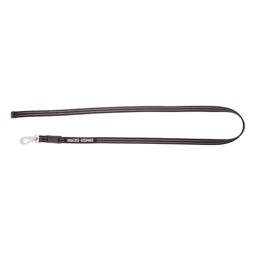 Smycz z taśmy gumowanej bez rączki - karabińczyk BGB , sześć wariantów długości