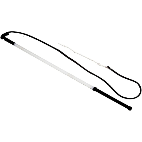 Pejcz – bat z tworzywa sztucznego, końcówka skórzana w kolorze czarnym