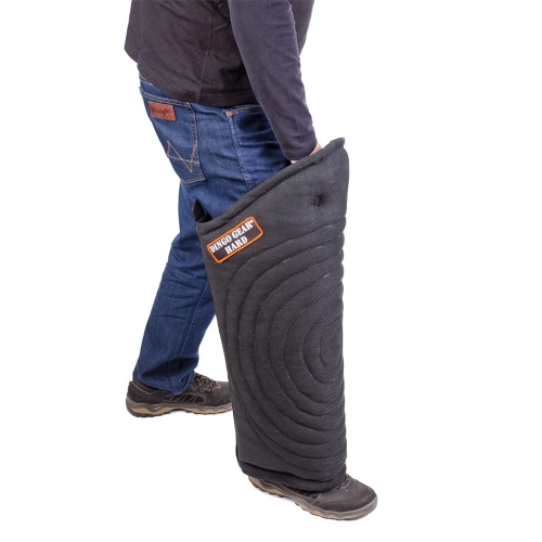 Nogawka treningowa długa dla pozoranta z materiału francuskiego (nylcotu) HARD Czarny