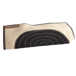 Nakładka z juty miękka z naszyciem ze skóry