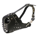 Wzmocniony kaganiec skórzany dla psa