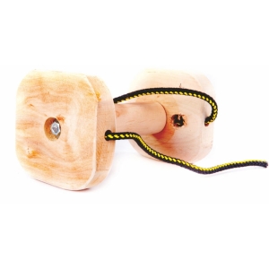 Wooden trailer with rope - 650 g 