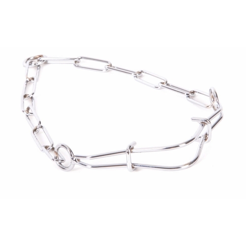 Łańcuszek wystawowy z kolcami dla owczarków