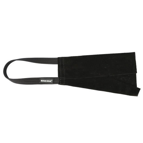 Szarpak ze skóry „szmatka” z jednym uchwytem, dostępny w dwóch kolorach, czarnym i czerwonym