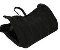 Mufka dla psa z nylcotu z 2 uchwytami , czarny-miękki
