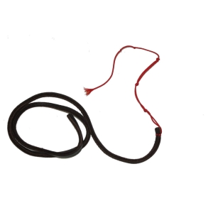 Leather whip end