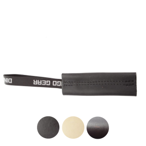 Leather bite tug - flat with a handle
