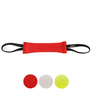 Bite tug with 2 handles - fire hose