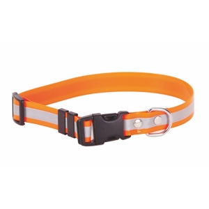 Reflective biothane dog collar