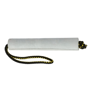 Leather bite tug - roller with a handle