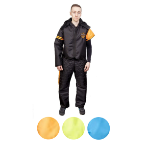 Training suit with a hood