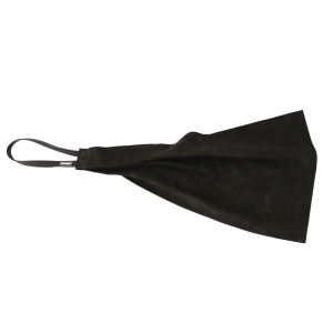 Bite tug leather "rag" with a handle