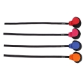 Zabawka treningowa z nylcotu  9cm rączka 65cm, 4 kolory