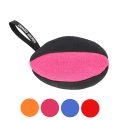 Zabawka treningowa z nylcotu Rugby 22x13cm, dostępna w czterech kolorach, czarno-różowy