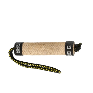 Jute bite tug with one handle