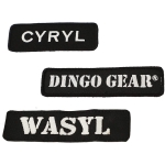 Napis haftowany z rzepem 4x14cm 