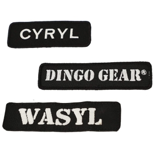 Napis haftowany z rzepem 4x14cm 