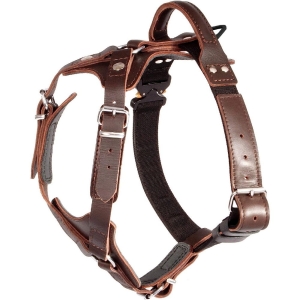 AMOS Cobra System leather harness, brown