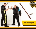 Pałka do szkolenia psa standardowa, skórzana w kolorze czarnym