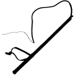 Pejcz – bat, końcówka skórzana