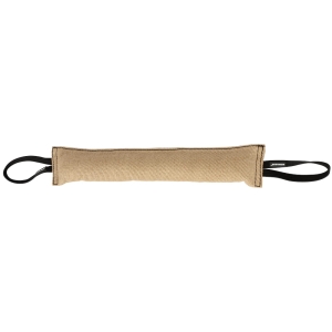 Jute bite tug with 2 handles