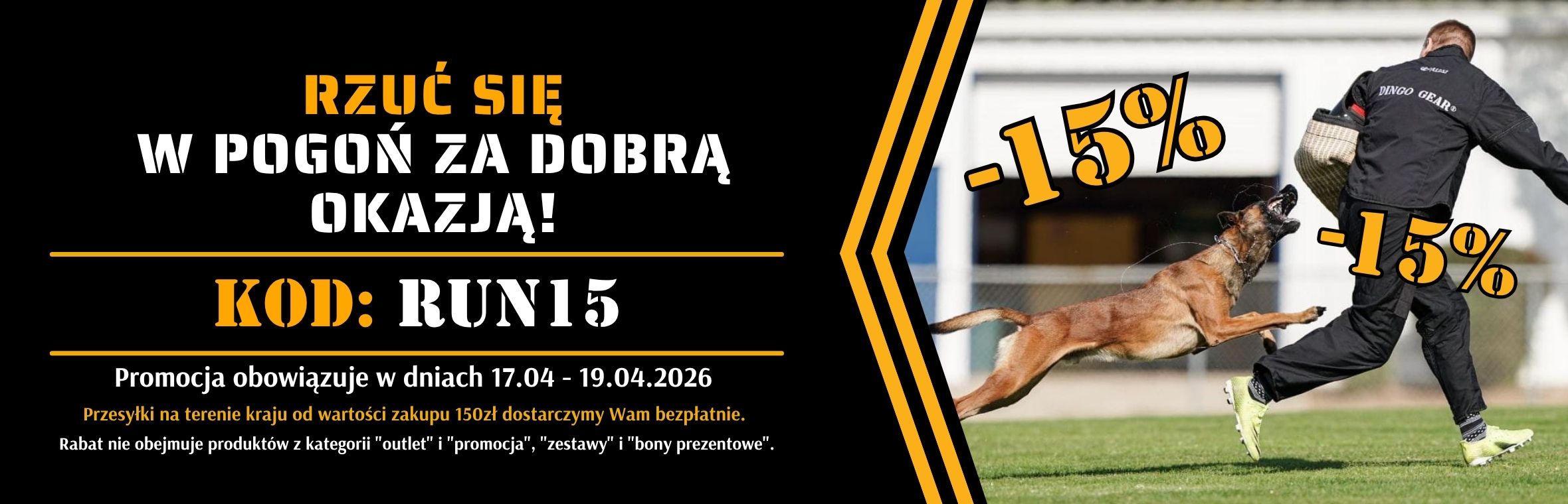 promocja -15% w dniach 17-19 kwi