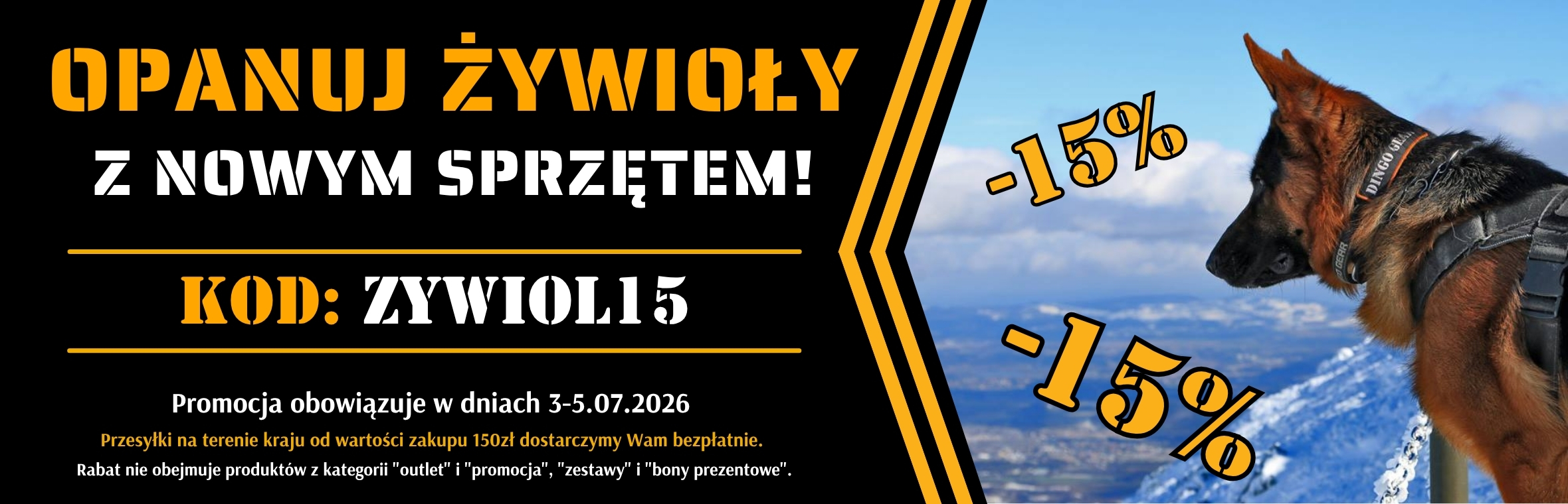 promocja -15% 3-5.07.2026